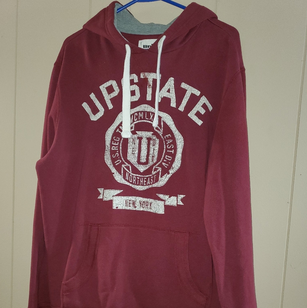 Urban Pipeline Maroon Hoodie